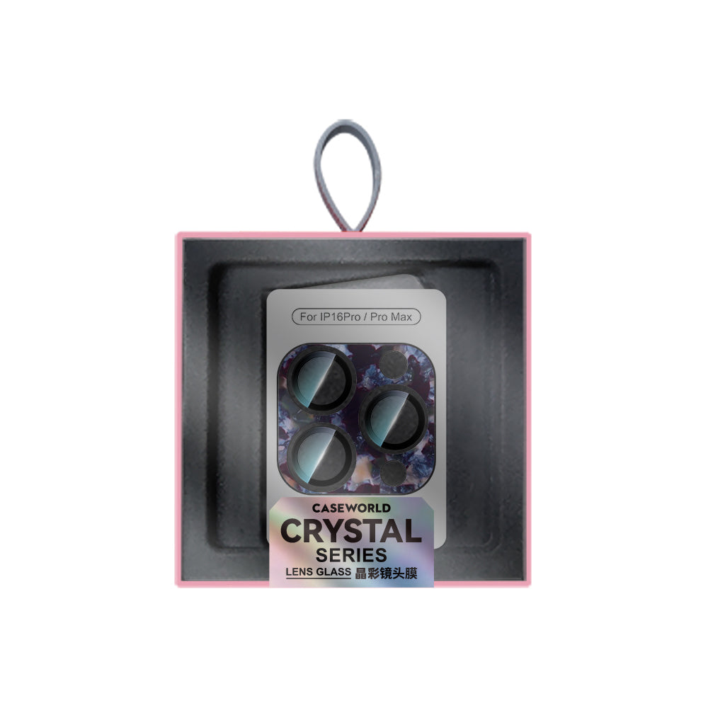 CaseWorld Crystal Color Serisi iPhone 16 Pro Max Full Kamera Lens Koruyucu CaseWorld Crystal Color Serisi iPhone 16 Pro Max Full Kamera Lens Koruyucu